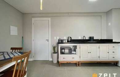 Imagem: O apartamento possui 1 Dormitório, 1 Banheiro, 27m² de Área