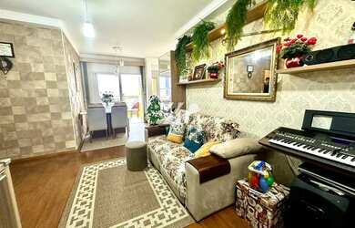 Imagem: O apartamento possui 2 Dormitórios, 2 Banheiros, 1 Vaga na