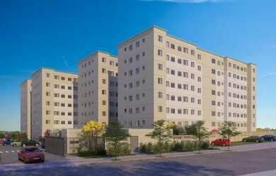 Imagem: O apartamento possui 2 Dormitórios, 1 Vaga na garagem e está