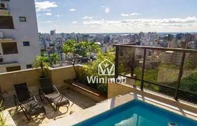 Imagem: O apartamento na cobertura possui 3 Dormitórios, 4 Banheiros