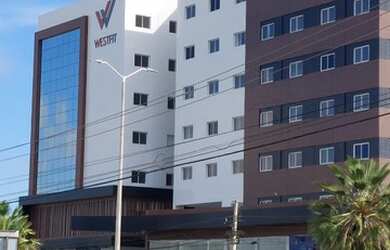 Imagem: O apartamento possui 1 Dormitório, 1 Banheiro, 1 Vaga na garagem