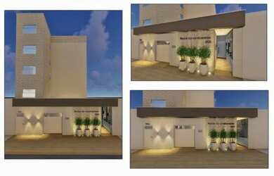 Imagem: O apartamento possui 2 Dormitórios, 1 Banheiro, 1 Vaga na garagem