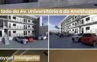 Imagem: O apartamento possui 1 Dormitório, 1 Banheiro, 1 Vaga na garagem