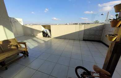 Imagem: O apartamento na cobertura possui 2 Dormitórios, 3 Banheiros