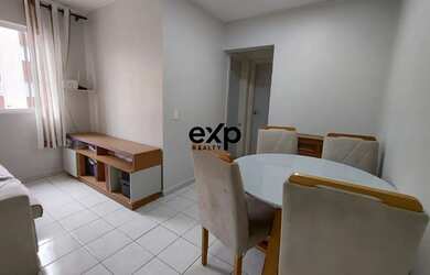 Imagem: O apartamento possui 2 Dormitórios, 1 Banheiro, 1 Vaga na garagem