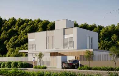 Imagem: A casa possui 4 Dormitórios, 5 Banheiros, 1 Vaga na garagem