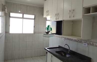 Imagem: O apartamento possui 2 Dormitórios, 1 Banheiro, 1 Vaga na garagem