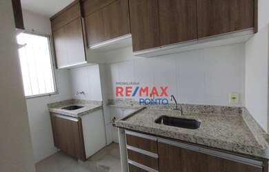 Imagem: O apartamento possui 2 Dormitórios, 1 Banheiro, 1 Vaga na garagem