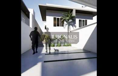 Imagem: A casa possui 2 Dormitórios, 1 Banheiro, 2 Vagas na garagem