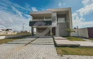 Imagem: A casa em condomínio possui 4 Dormitórios, 5 Banheiros, 4