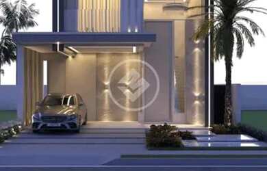 Imagem: A casa em condomínio possui 4 Dormitórios, 4 Banheiros, 4