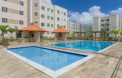 Imagem: O apartamento possui 2 Dormitórios, 1 Banheiro, 1 Vaga na garagem