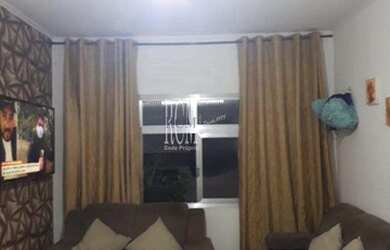 Imagem: O apartamento possui 1 Dormitório, 1 Banheiro, 1 Vaga na garagem