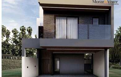 Imagem: A casa possui 3 Dormitórios, 4 Banheiros, 3 Vagas na garagem