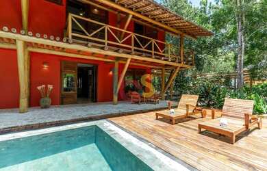 Imagem: A casa possui 5 Dormitórios, 5 Banheiros, 2 Vagas na garagem