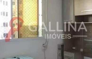 Imagem: O apartamento possui 2 Dormitórios, 1 Banheiro, 1 Vaga na garagem