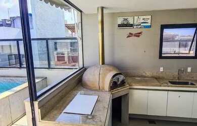 Imagem: O apartamento na cobertura possui 4 Dormitórios, 4 Banheiros