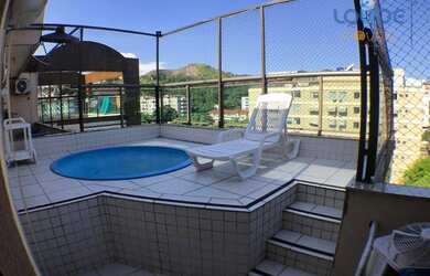 Imagem: O apartamento na cobertura possui 2 Dormitórios, 3 Banheiros