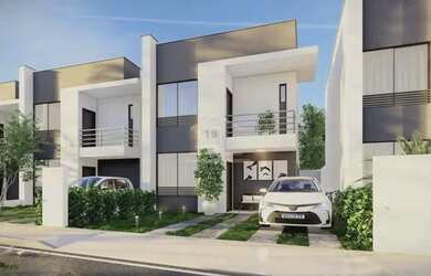 Imagem: A casa em condomínio possui 3 Dormitórios, 3 Banheiros, 3