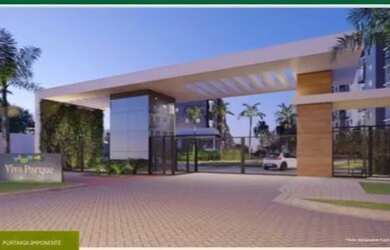 Imagem: O apartamento possui 2 Dormitórios, 1 Banheiro, 1 Vaga na garagem