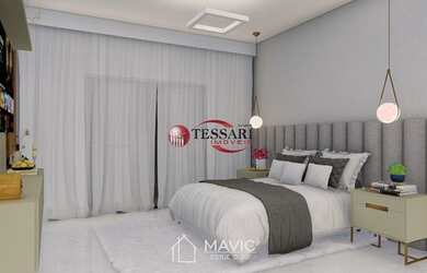 Imagem 13: Casa nova para vender no Condomínio Damha 1 com 5 Suítes sendo uma com...