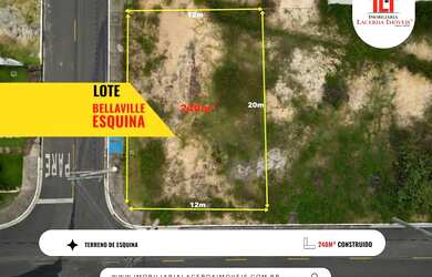 Imagem: O terreno possui 240m² de Área e está localizado em Tarumã