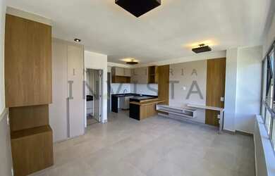 Imagem: O studio possui 1 Dormitório, 1 Banheiro, 1 Vaga na garagem