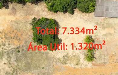 Imagem: O terreno possui 1.320m² de Área e está localizado em Paranoá