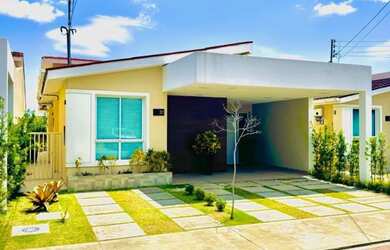 Imagem: A casa em condomínio possui 3 Dormitórios, 4 Banheiros, 3