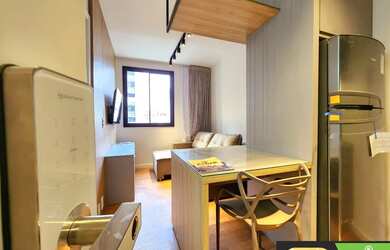 Imagem 3: Apartamento 1 quarto com ar condicionado, muito bem mobiliado e com internet