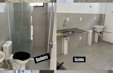 Imagem: O apartamento possui 2 Dormitórios, 1 Banheiro, 2 Vagas na