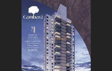 Imagem: O apartamento na cobertura possui 4 Dormitórios, 3 Banheiros