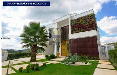 Imagem: A casa em condomínio possui 5 Dormitórios, 5 Banheiros, 4