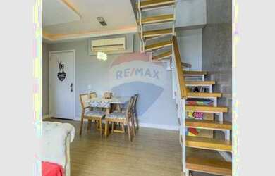 Imagem: O apartamento na cobertura possui 3 Dormitórios, 3 Banheiros