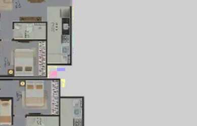 Imagem: O apartamento possui 2 Dormitórios, 1 Banheiro, 1 Vaga na garagem