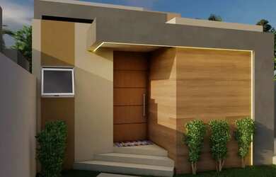 Imagem: A casa possui 3 Dormitórios, 2 Banheiros, 1 Vaga na garagem