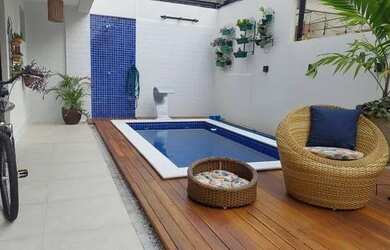 Imagem: A casa em condomínio possui 3 Dormitórios, 3 Banheiros, 2