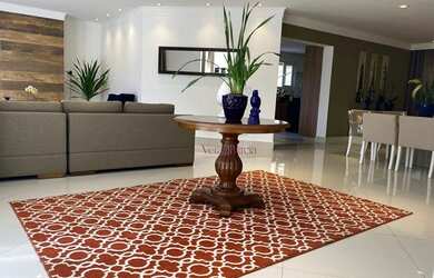 Imagem: A casa em condomínio possui 4 Dormitórios, 5 Banheiros, 4