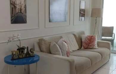 Imagem: O apartamento possui 1 Dormitório, 1 Banheiro, 1 Vaga na garagem