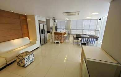 Imagem: O apartamento na cobertura possui 3 Dormitórios, 4 Banheiros