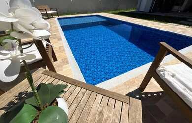 Imagem: A casa em condomínio possui 3 Dormitórios, 4 Banheiros, 5