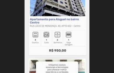 Imagem: O apartamento para alugar possui 3 Dormitórios, 2 Banheiros