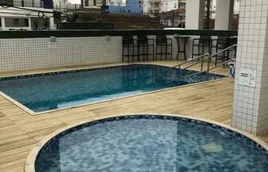 Imagem: O apartamento possui 1 Dormitório, 1 Banheiro, 1 Vaga na garagem