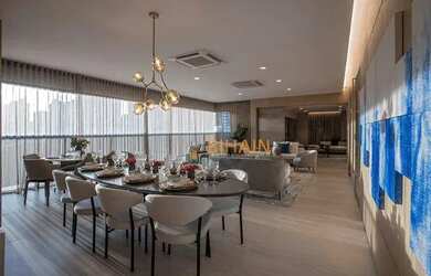 Imagem: O apartamento possui 4 Dormitórios, 4 Banheiros, 3 Vagas na