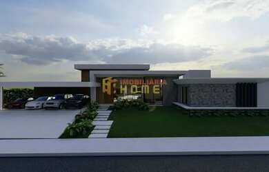 Imagem: A casa possui 4 Dormitórios, 5 Banheiros, 4 Vagas na garagem