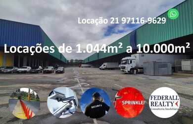 Imagem: O depósito possui 4 Vagas na garagem e 1044m² de Área e está