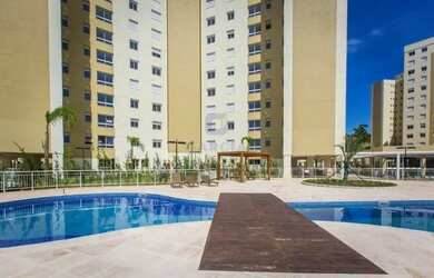 Imagem: O apartamento possui 2 Dormitórios, 1 Banheiro, 1 Vaga na garagem