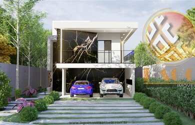 Imagem: A casa possui 3 Dormitórios, 5 Banheiros, 4 Vagas na garagem