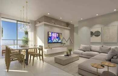 Imagem: O apartamento possui 2 Dormitórios, 2 Banheiros, 2 Vagas na