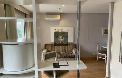 Imagem: O studio para alugar possui 1 Dormitório, 1 Banheiro, 1 Vaga